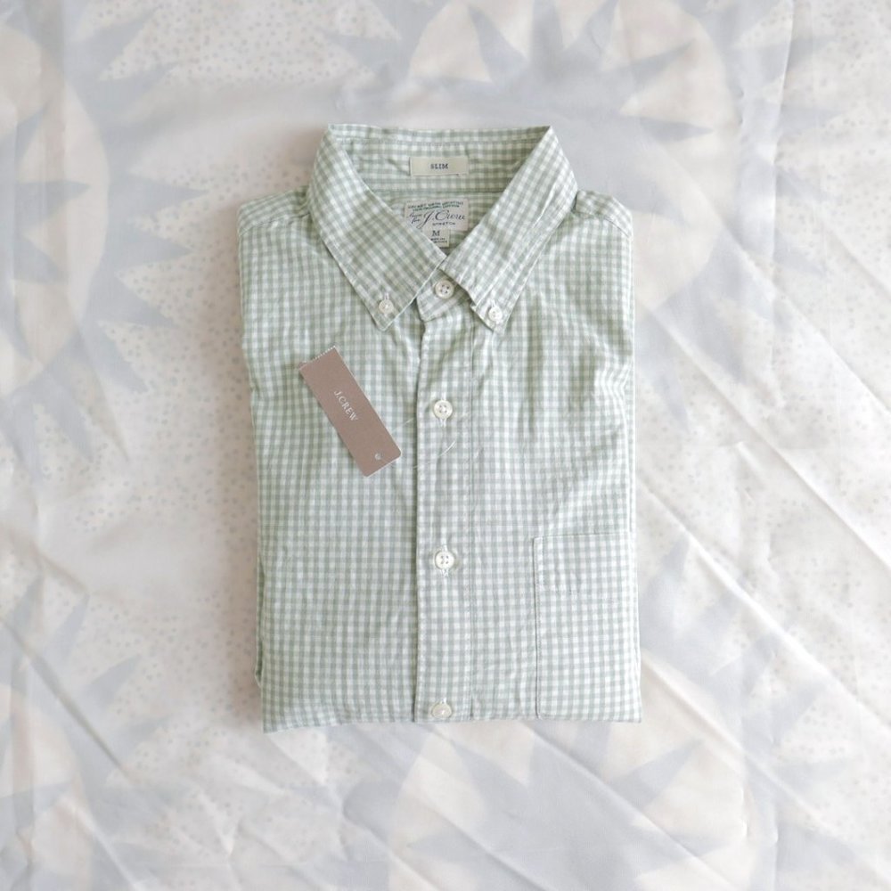 J. Crew Stretch Secret Wash Shirt